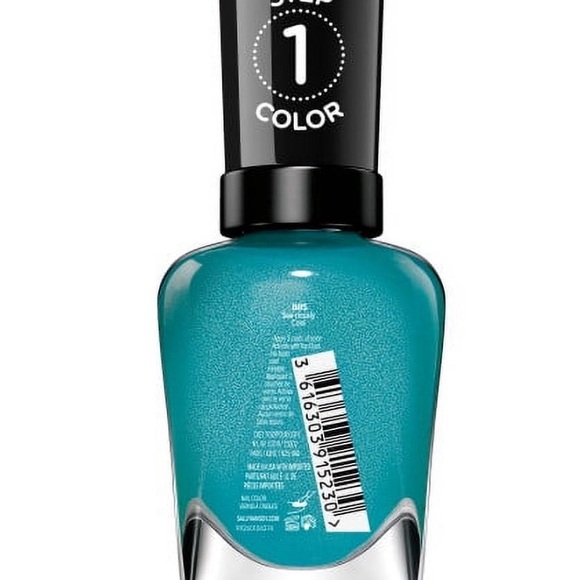 NWT Sally Hansen Miracle Gel Nail Polish Seariously Cool .5 oz Below $15 Retail - Picture 3 of 5